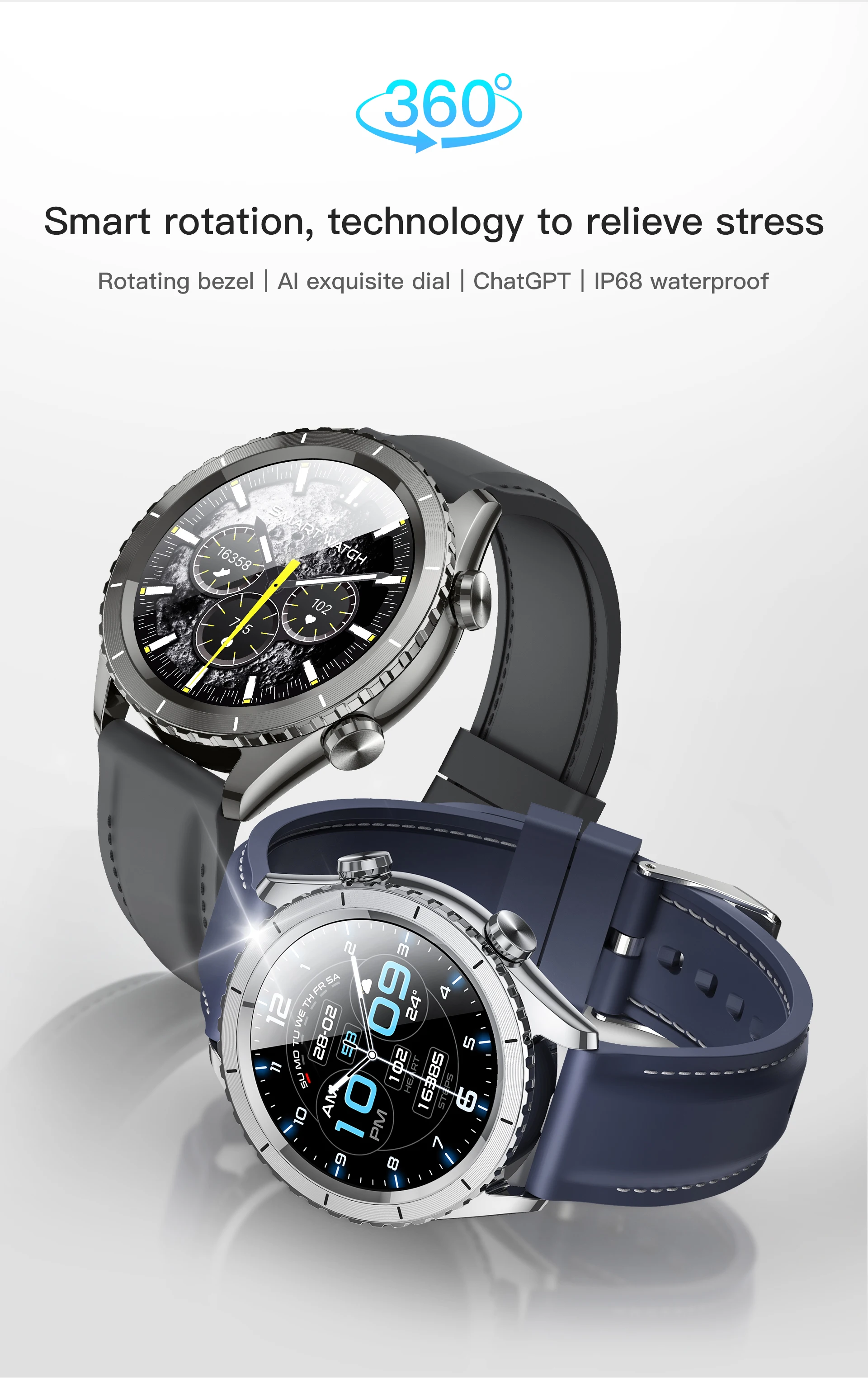 Welcome OEM Order, Factory Whole Selling Sanvnet Lc318 Smartwatch 1.43inch Amoled Screen Ip68 Waterproof Chatgpt Heart Rate Rotating Bezel Relojes Smart Watch For Men - Buy Relojes Smart Watch smart Watch For Men Round Smart Watch