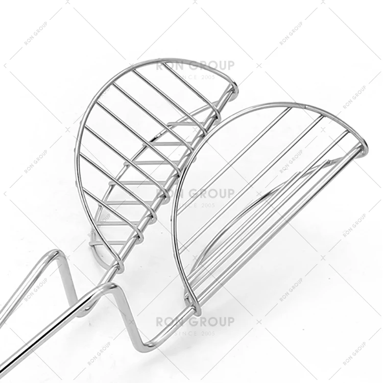 Kitchen Stainless Steel Clip Taco Maker Potato Pizza Creative Food Clip Durable Baking Tools Pancake Tong