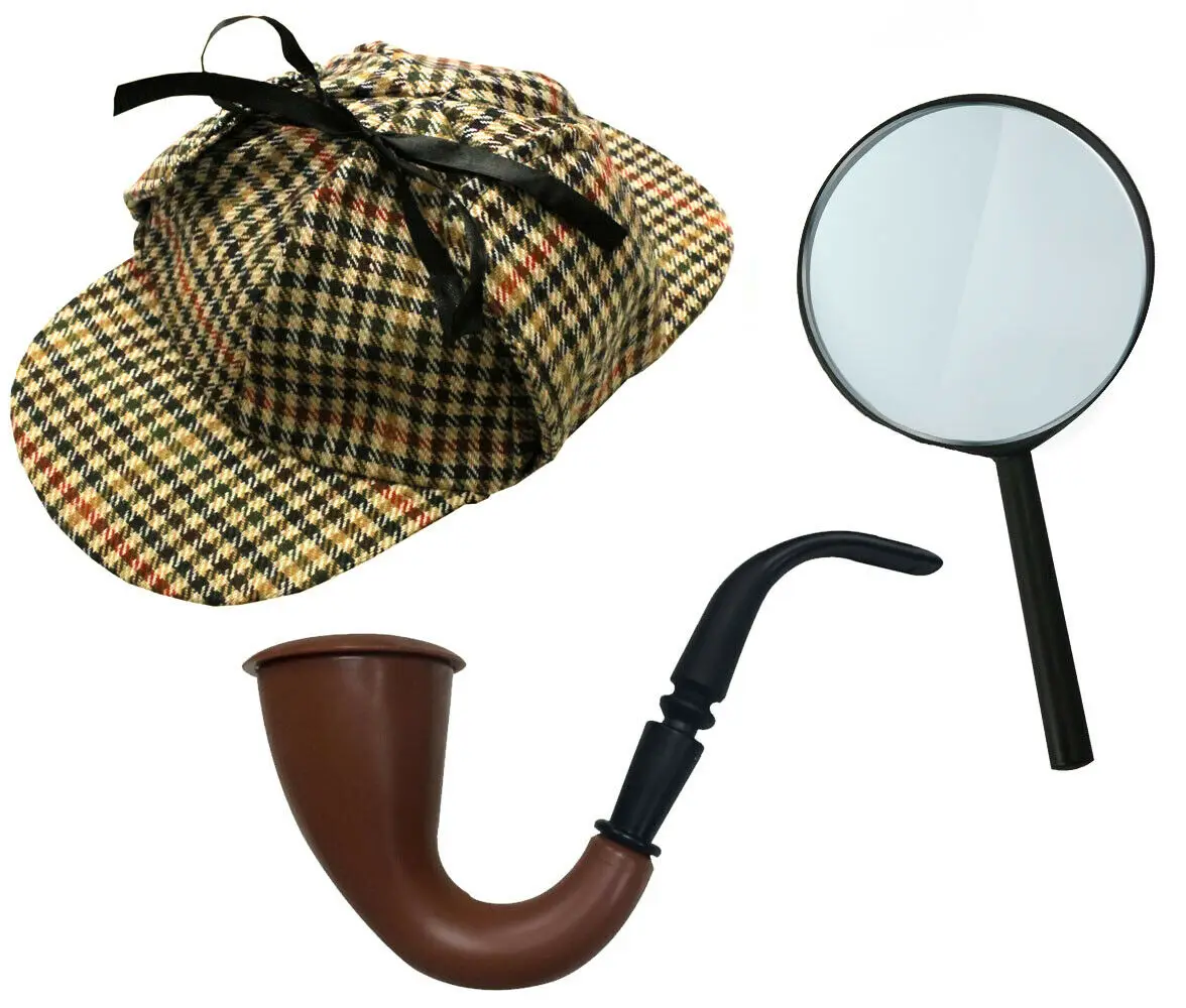 Sherlock Holmes Kit Deteksi Gaun Mewah 