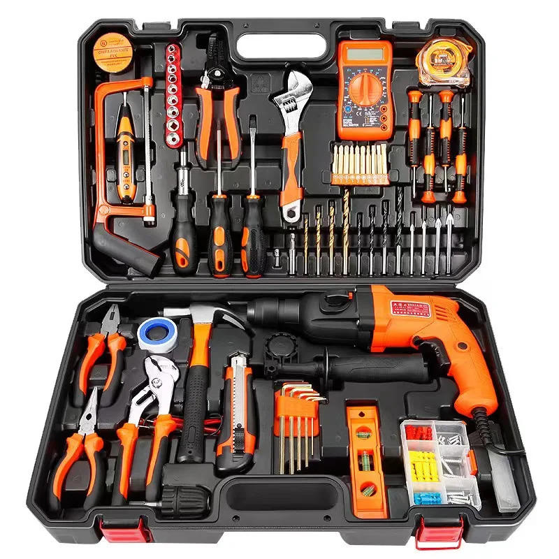 Tools Box Set Mechanic Workshop Garage  for Electrician Kitchen Tools Gadgets Set Cooking Utensils Stainless Steel Tools Sets