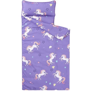 Chinese Supplier High Quality Daycare Kids Nap Mats With Pillow for Daycare Preschool Kindergarten