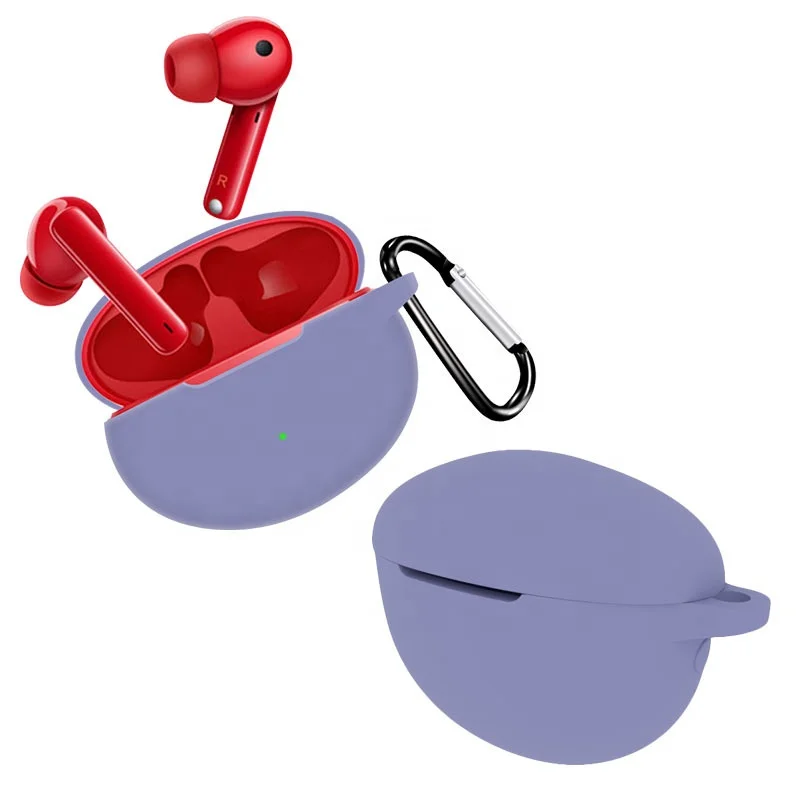 Silicone Earphone Cover Case Use for Huawei Freebuds 4i Headset Protective Shell Accessories Fit for Freebuds 4i Case With Hook