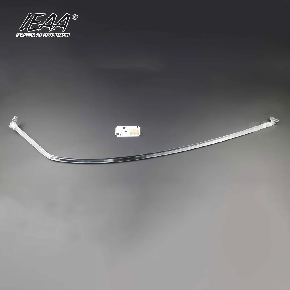 Audi A3 8V 2017-2019用 DRL ライトガイドストリップ 透明 LEDデイタイムランニングライト