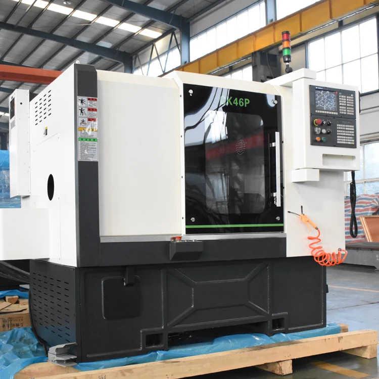 CK46P High Speed Cnc Lathe 5 Axis With C Axis and Milling Tools