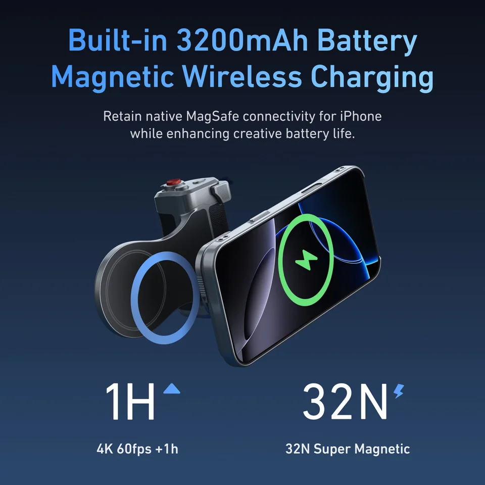 TELESIN Master Grip Kit for iPhone 17 Pro/Max - Eco-Friendly