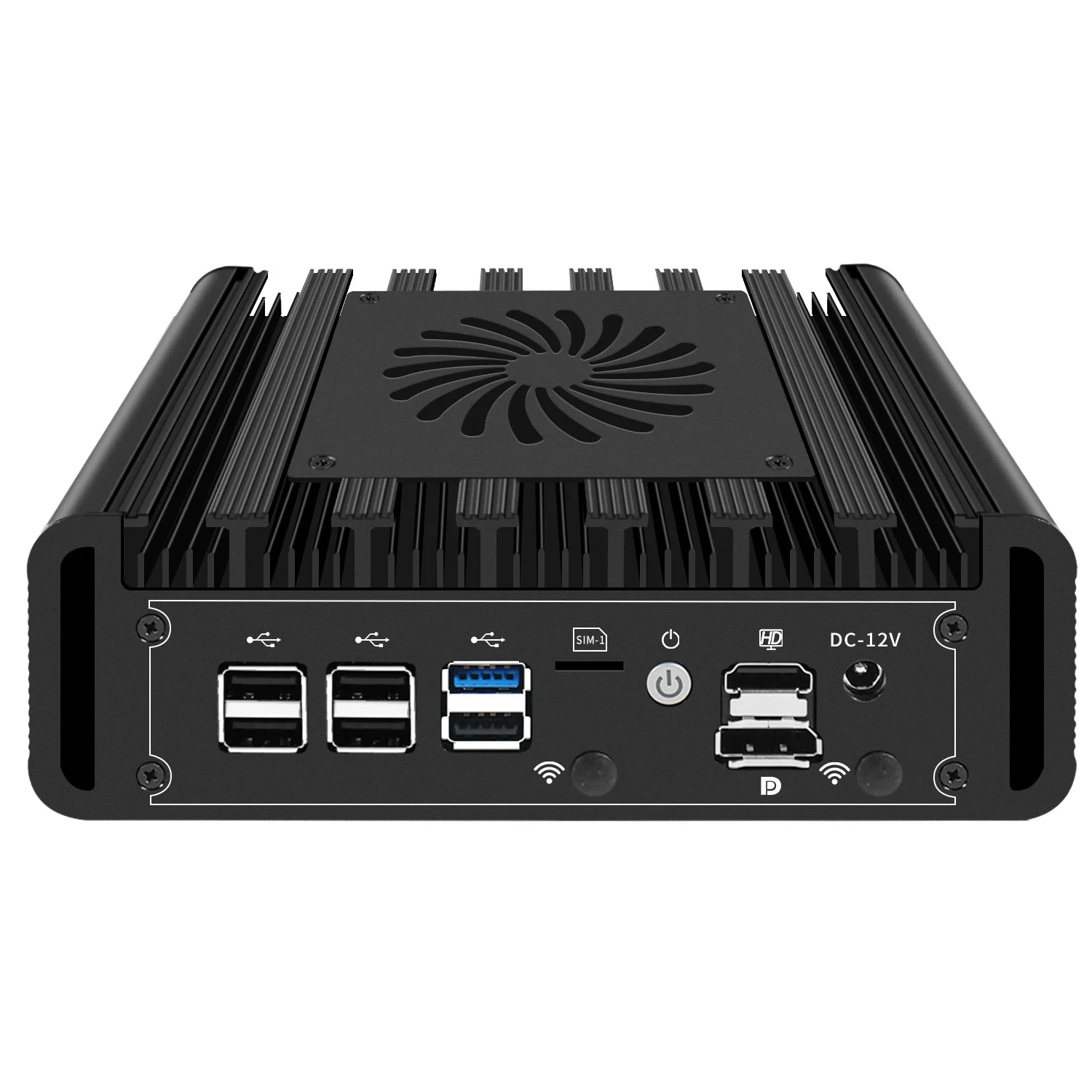 BKHD New Mini PC Router N100-N355 with 3*2.5G, 10G SFP+ Ports, 4G