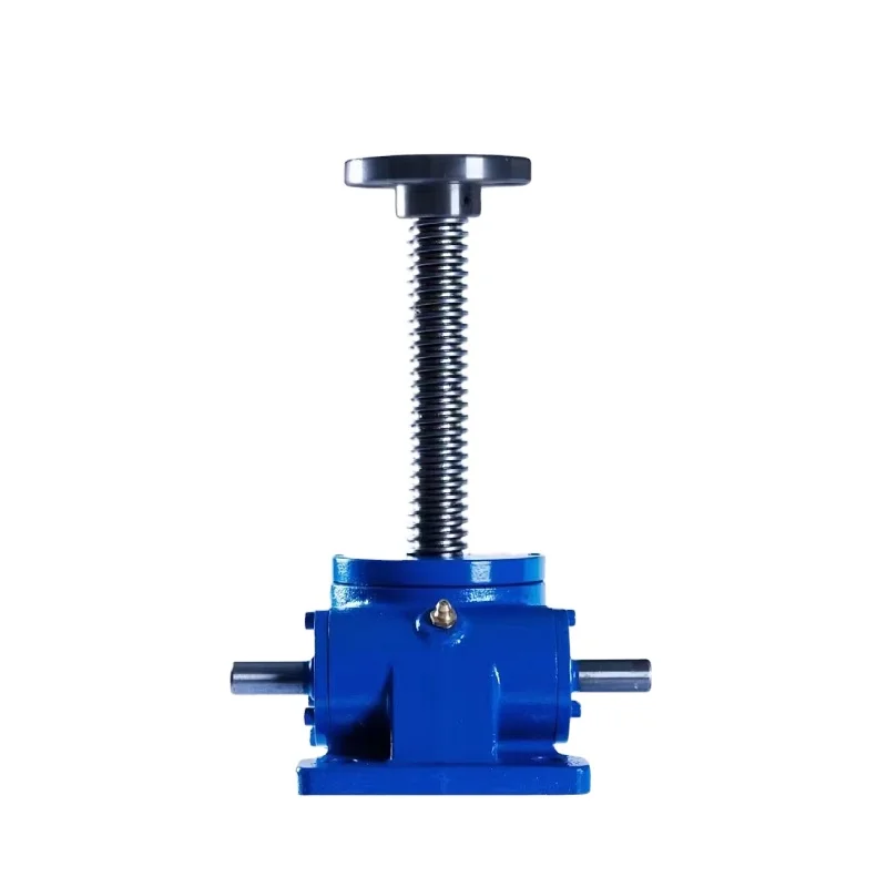 1 Ton 2.5 Ton 5 Ton High Lifting Capacity Hand Crank Screw Jack Lift Worm Gear Screw Jack