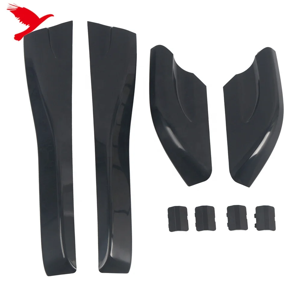 For Hyundai Tucson 2004-2008 Car Exterior Accessories Roof Rails Rack Leg Cover End Protection Cover Shell Trim 4PCS