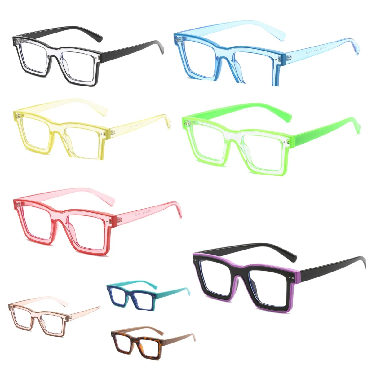 Retro Square Sunglasses TR90 Frame UV400 Protection Sca977d73cf9347a9a5cfb7e5e9201  main image 4