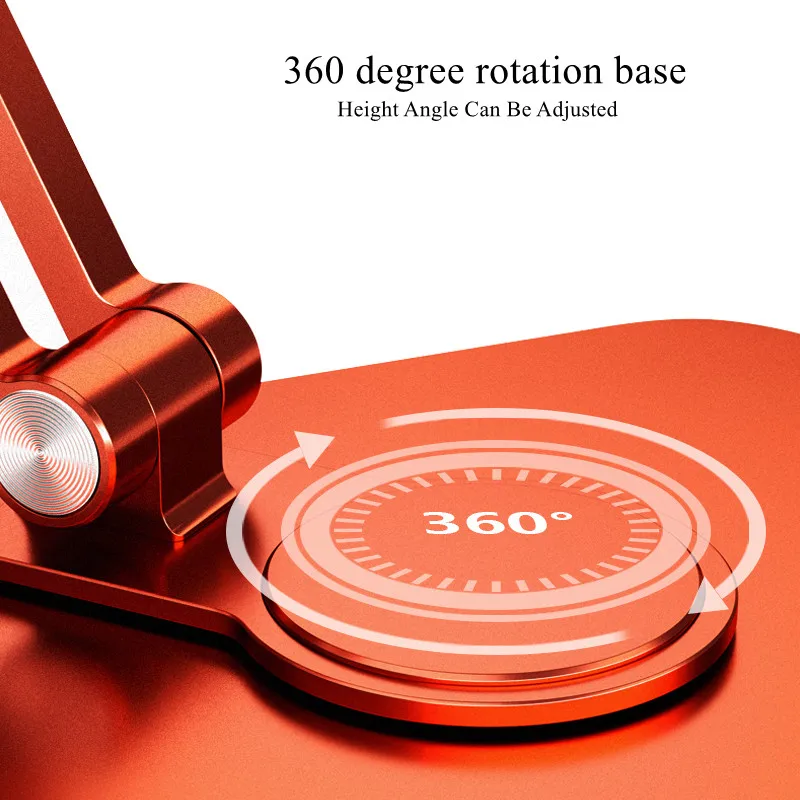 Настольная подставка для ноутбука с поворотом на 360 градусов из алюминиевого