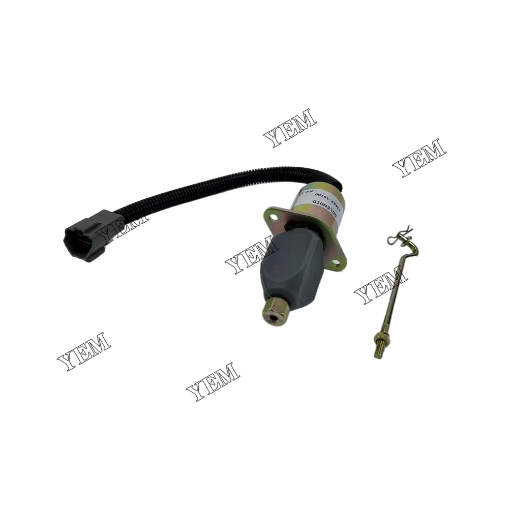 Fuel Shut Off Stop Solenoid 32A87-15100 Fit for Mitsubishi S6S Harvester Spare Parts