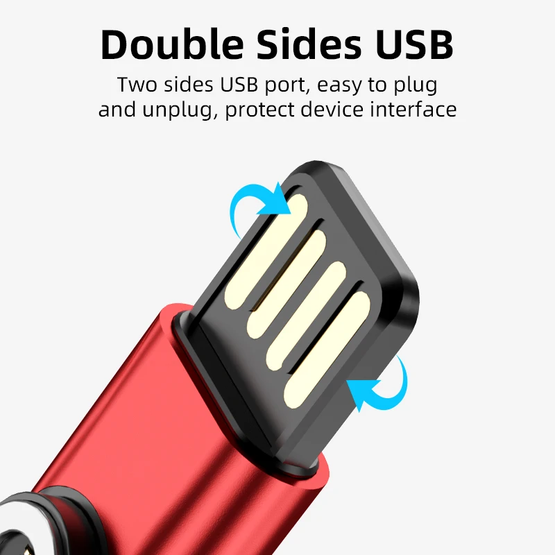 Оптовая продажа, удобный 3 в 1 Мини Магнитный зарядный кабель 540, аксессуары для телефона, быстрая зарядка типа c, Мини Магнитный usb кабель