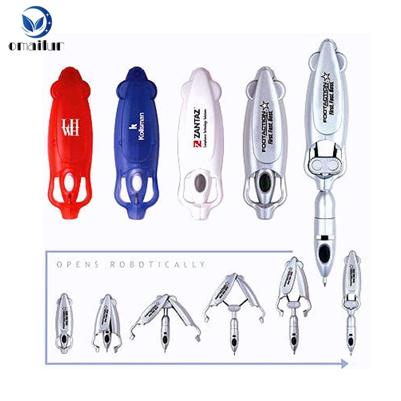 Оригинальная Пластмассовая шариковая ручка Роботизированный робот acrobat трансформаторные