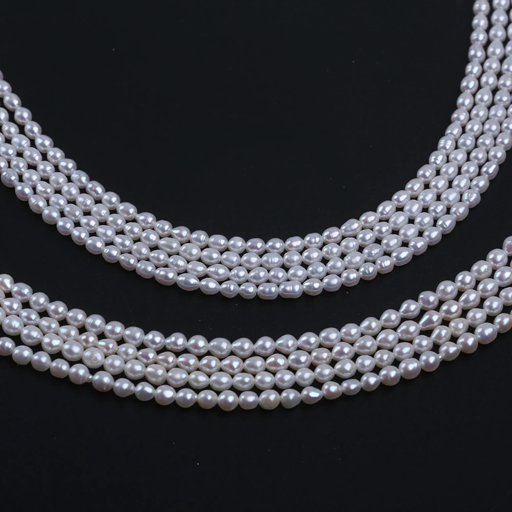 Akoya Pearl Different Types Of Pearl Shapes 4A Chinese Akoya Pearl Round White Natural Loose