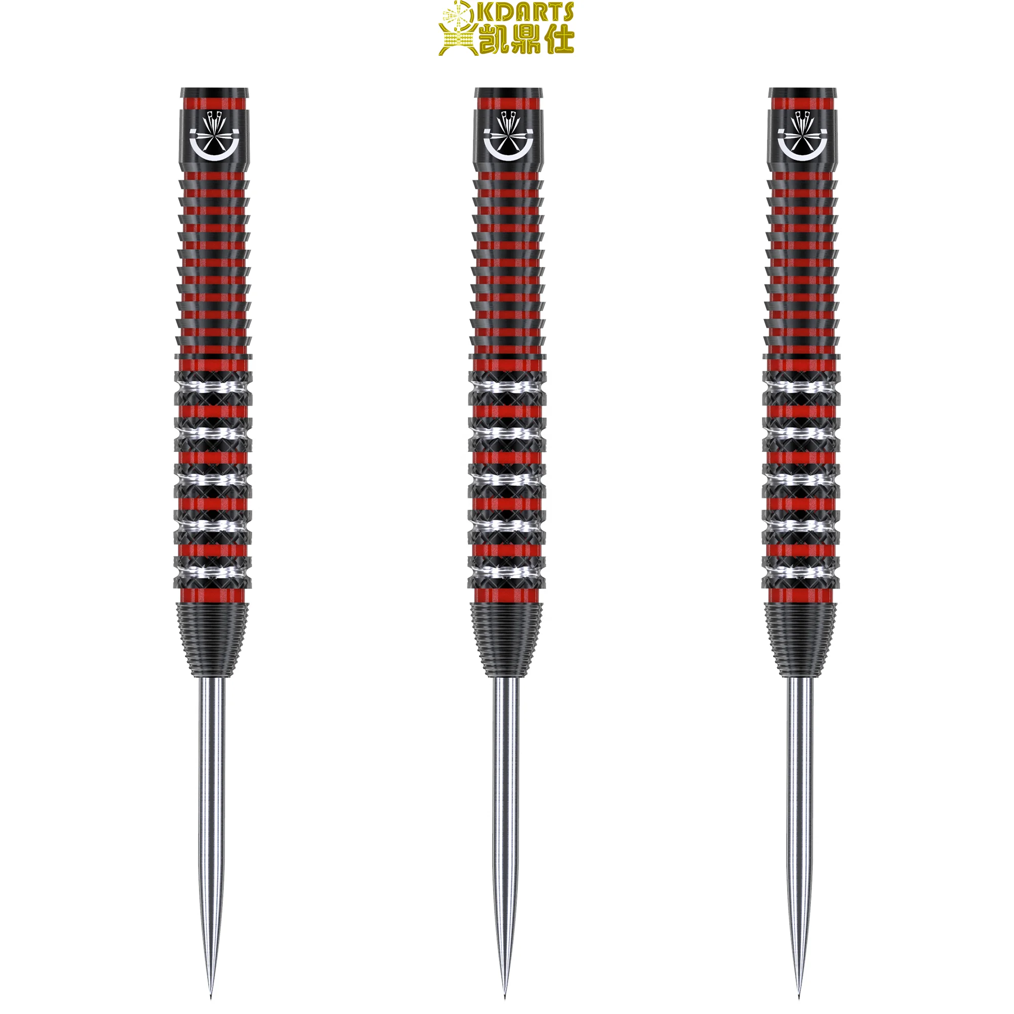 Китайская Фабрика PVD черное покрытие красные вольфрамовые стальные дротики