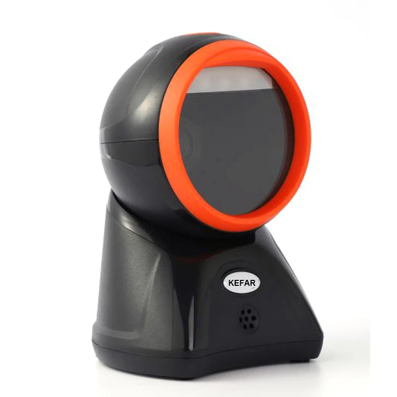 1D 2D Omnidirectional Barcode Scanner QR Code Desktop Bar Code Reader for Supermarket Store Auto Sense Data Matrix Reader