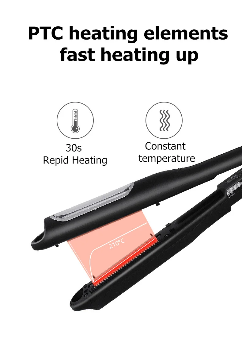 Automatic Rotating Hair Crimper Ion Auto Crimping Corrugated Iron