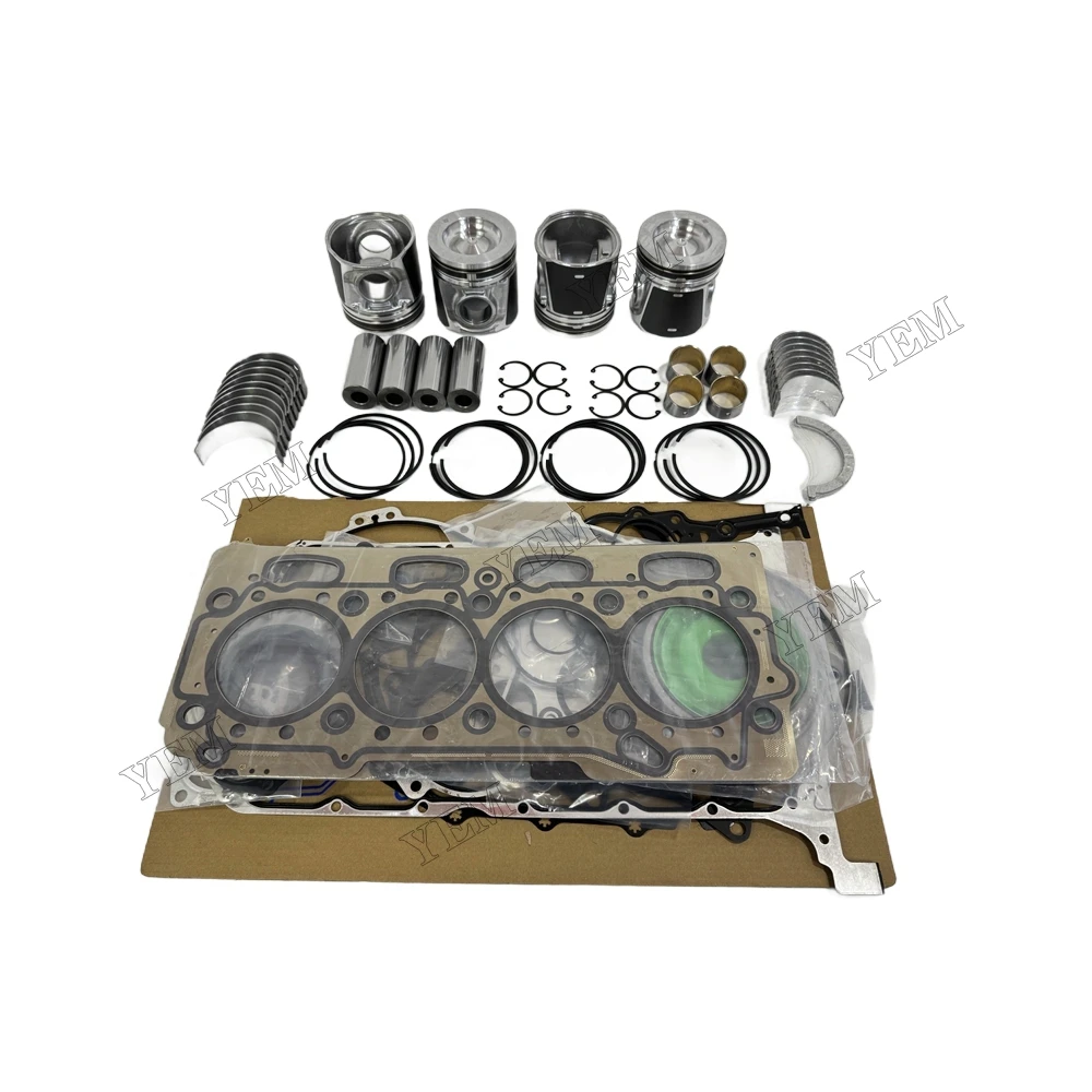 For Cat C4.4 Piston Kit Overhaul Kit With Bearings Set Machinery Engine Spare Parts 3