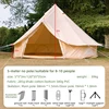 5M khaki cotton fabric (without center pole)
