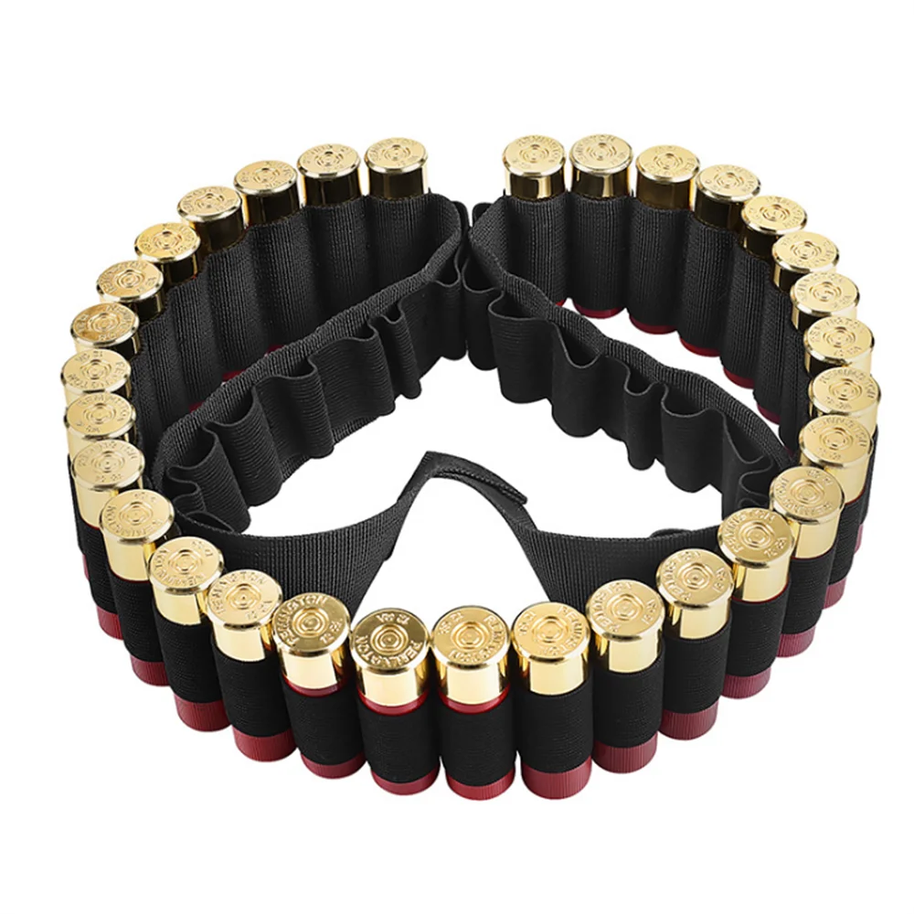 Tactical 60 Rounds Shell 12/20 Gauge Bandolier Belt Ammo Holder