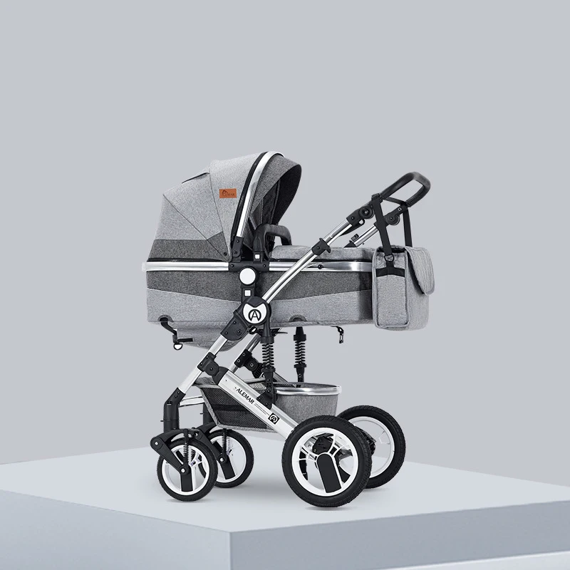 High Quality 3 In 1 Baby Stroller Luxury High Landscape Poussette Multi
