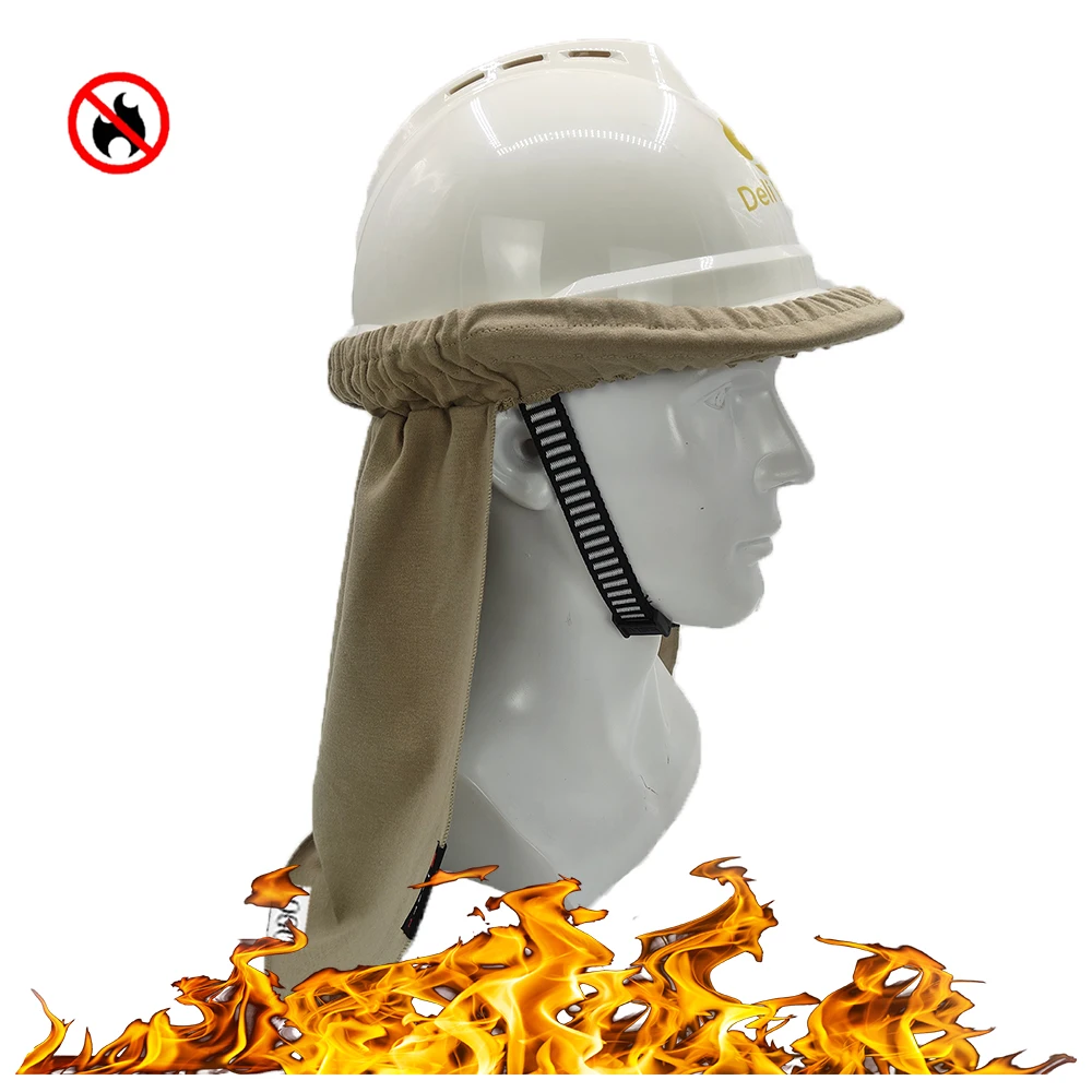 Fire Resistant Sun Shade Cover 100% Cotton Welding Helmet Liner