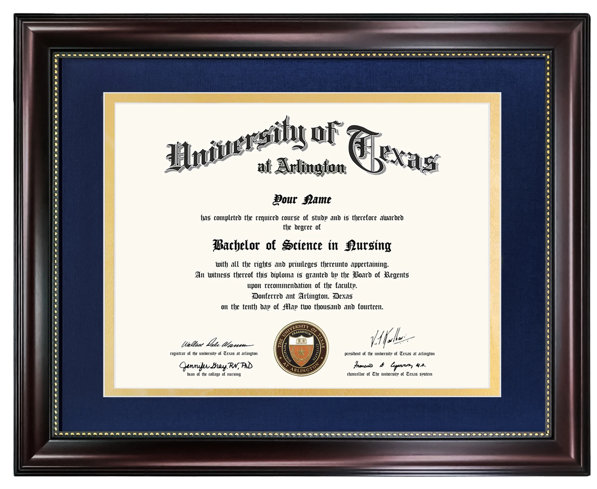 Оптовая продажа белый черный бордовый 8 5x11 рамка для дипломных