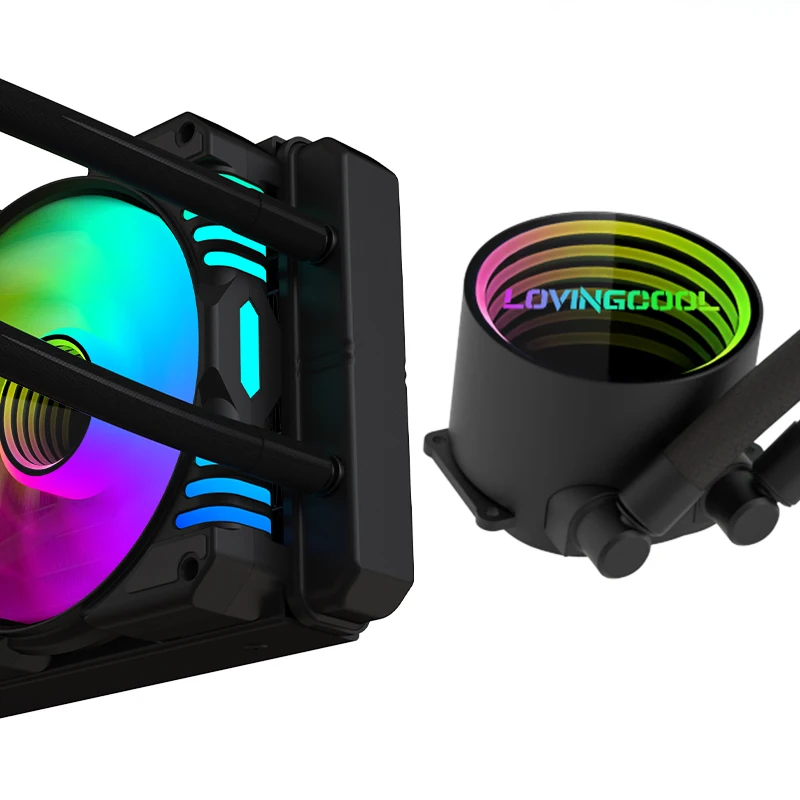 Lovingcool 液体クーラー Lovingcool Wholesale 3.5 Inch Screen ARGB PWM 360mm Liquid