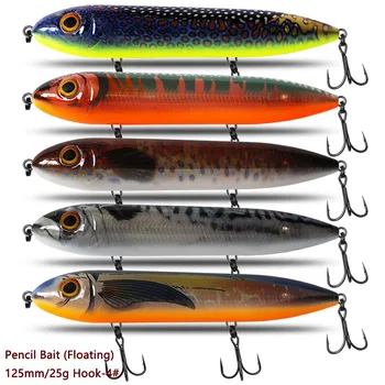 CHEERY Stainless Steel Floating Pencil Live Bait 75 cm 11 g / 95 cm 15 g / 125 cm 25 g Surface-Lying Lure – Pencil – view 4