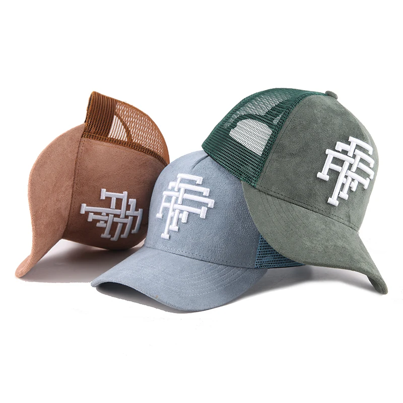 Лидер продаж персонализированные 5-панельные бейсболки бархатные кепки для Дальнобойщика