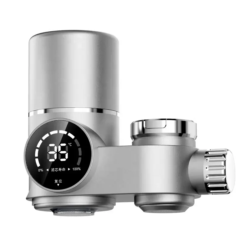 2025 New Home Smart Screen Tap Water Digital Remove Chlorine UV Kitchen Sink Water Filter for Kitchen