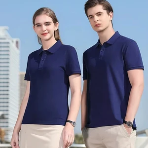 Premium Custom Summer Short-Sleeved for Polo Shirt Combed Cotton Solid Pattern Tooling Print Embroidered Logo Anti-Pilling
