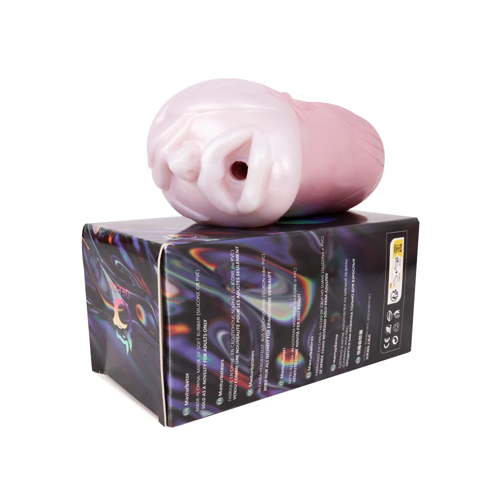 GEEBA Western Magic Beast Goddess Net Weight 685G Hibiscus Color Liquid Silicone Simulation Beast Cup Male Sex Product