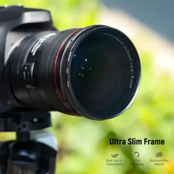 Camera Lens Filter Pouch Neutral Density Filter and Accessory Kit ND2 ND4 ND8 ND16 NEEWER 67mm ND Lens Filter Kit detail image