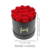 14 Roses In Round Box
