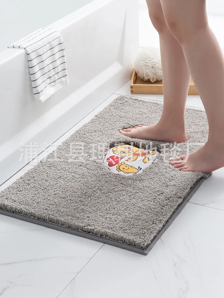 Thickened Cartoon Floor Mat Anti-skid Water Absorption Bathroom Mat Kitchen Living Room Floor Mat supplier