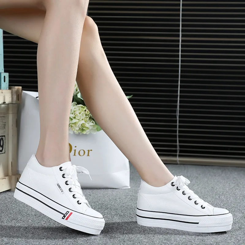 Sh11220a Summer 2021 Height Increasing Women Shoes White Canvas Shoes For  Girls - Buy White Shoes Women Canvas,Height Increasing Shoes,Canvas Shoes  For Girls Product on Alibaba.com