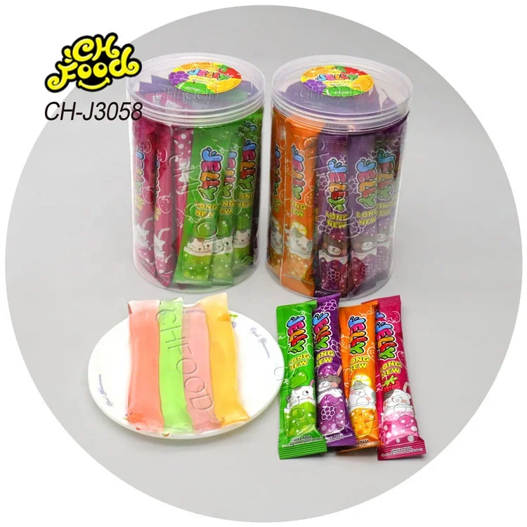 Factory Custom Fruit Flavor Jelly Pudding Stick Sweet Candy Snack Food