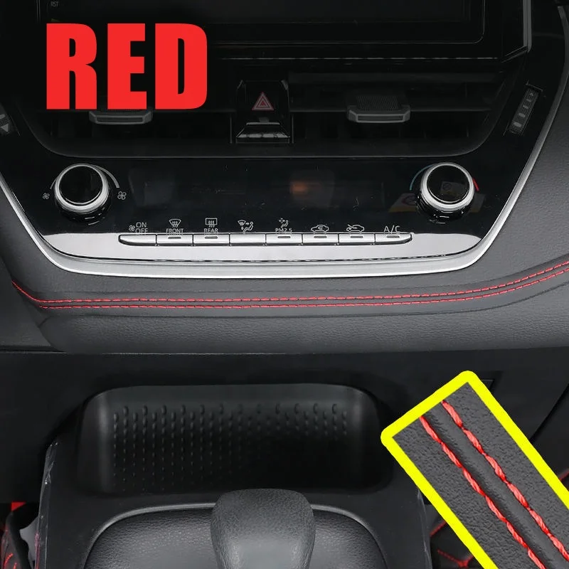 Car Accessories Door Dashboard Gap PU Leather Line Strip Stickers Mouldings Trim