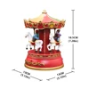 Carrusel de Navidad con luces LED