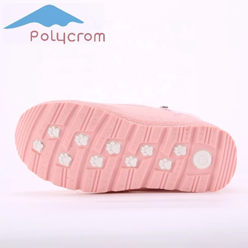 2020 блестящие цветные зимние водонепроницаемые детские зимние сапоги