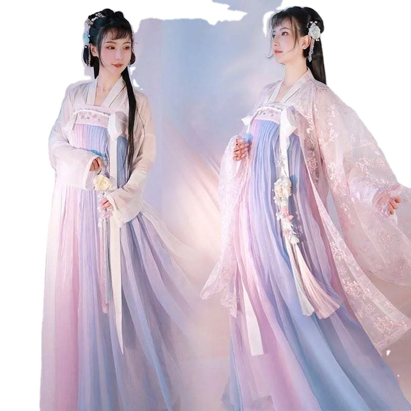 Традиционный китайский костюм ханьфу, костюм старинного тв-сериала, художественная фотография, сценическое шоу, сказочная одежда