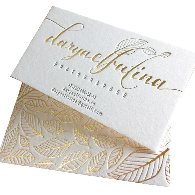 Luxury Name Card Printing Business Card Customized Creative Style Free Design Online Shopping