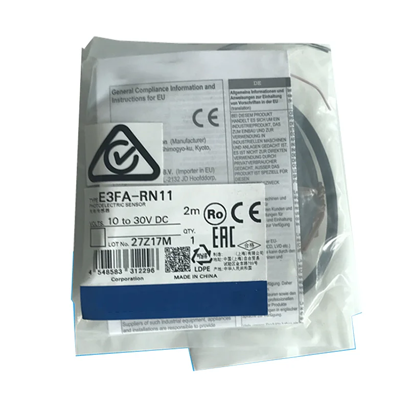 नया मूल E3FA-RN11 E3farn11 निकटता स्विच सेंसर, गोदाम में स्टॉक