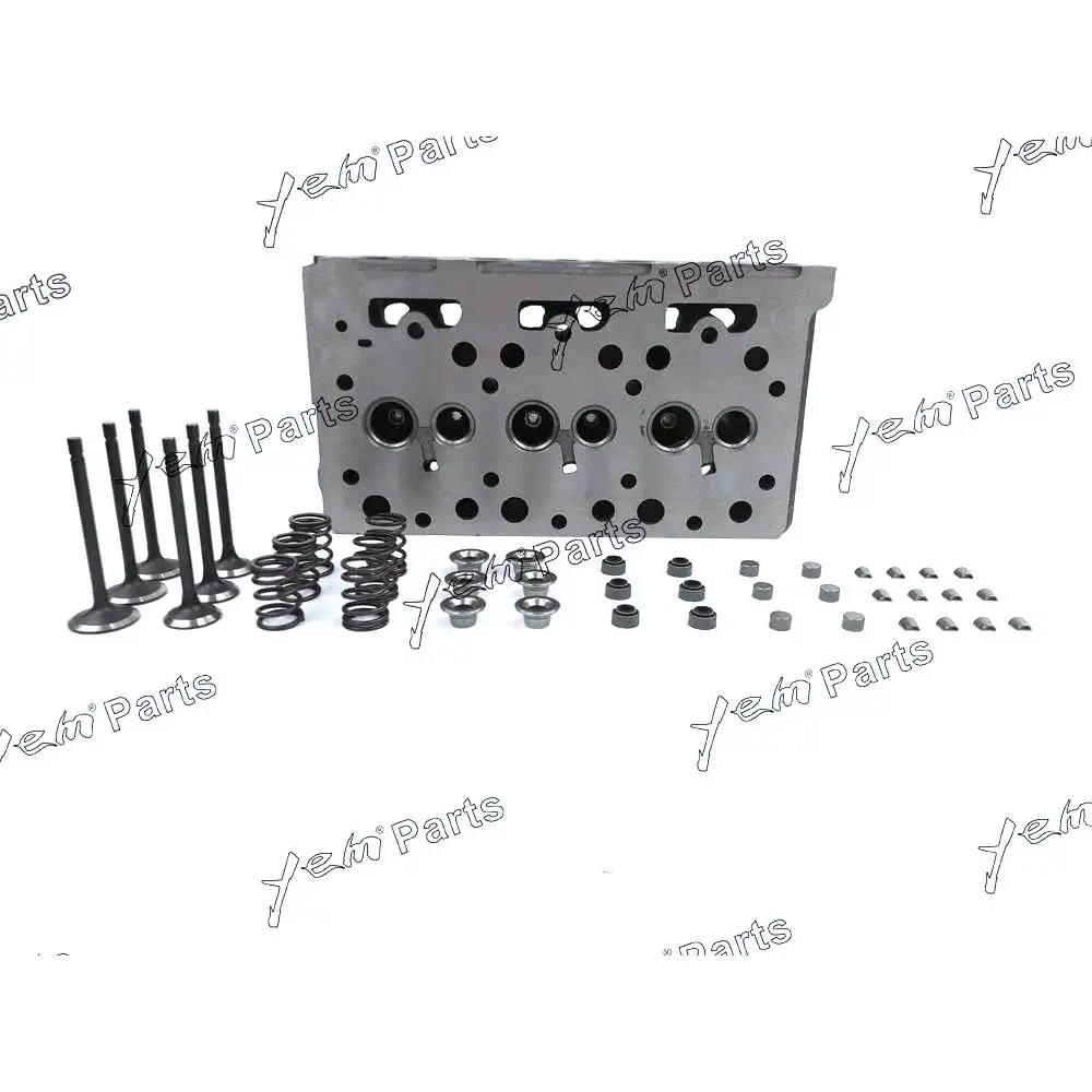 D1402 Complete Cylinder Head With Valves for Kubota Diesel Rebuild Kit 5