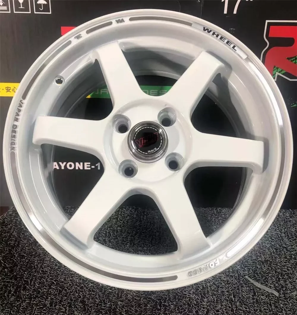 Japan Design Te37 Racing Car Rims 15 Inch 4 Holes Aros De Carro 15 ...