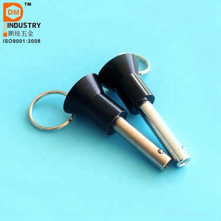 Perno Di Bloccaggio A Sfera Con Pulsante | Acciaio Inox 304 - 5x25mm - Foto 4