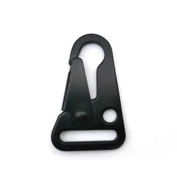 5PCS D Shape Plastic Carabiner D-Ring Key Chain Spring Hook
