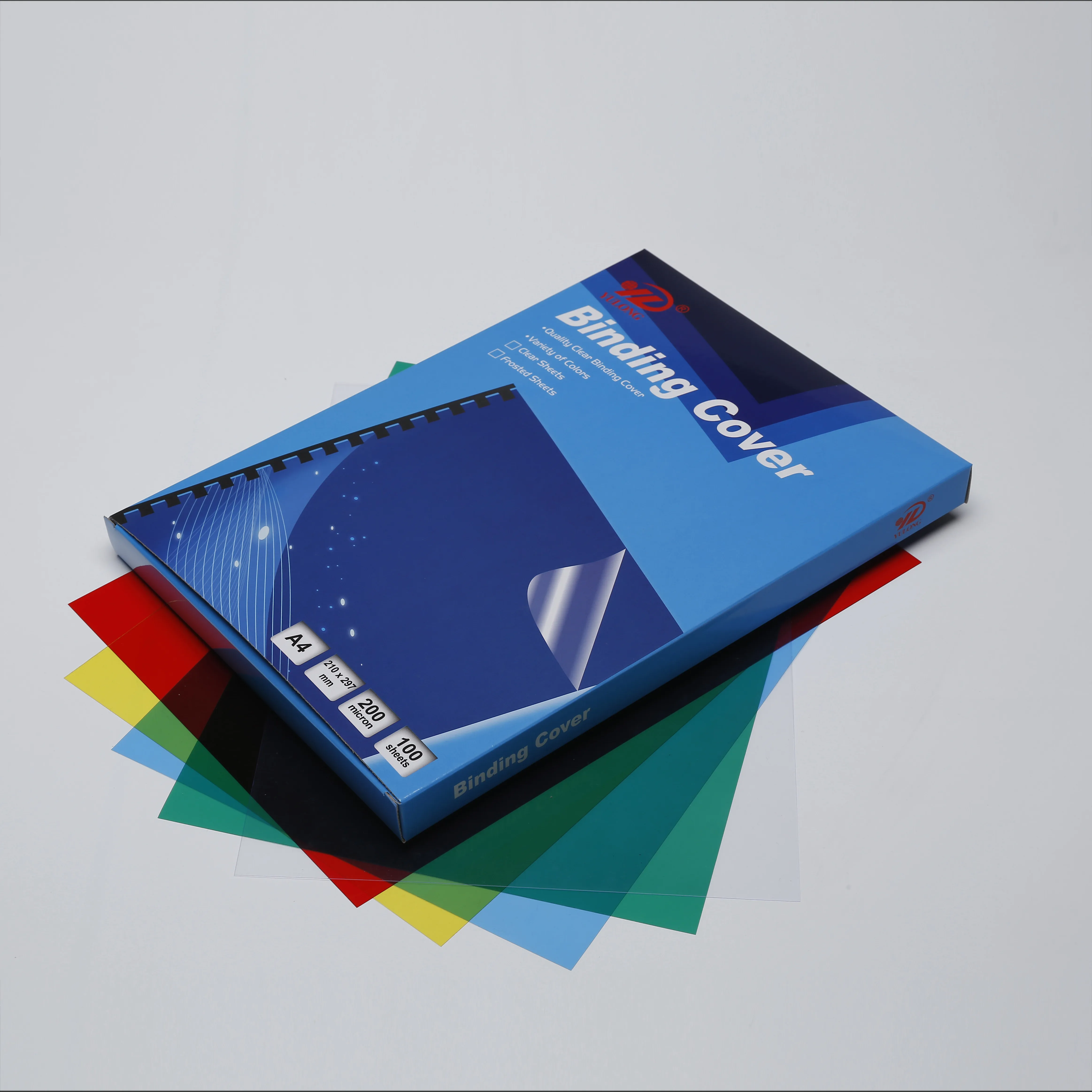 Multicolor Plastic PVC Binding Book Cover for All Binding Machine