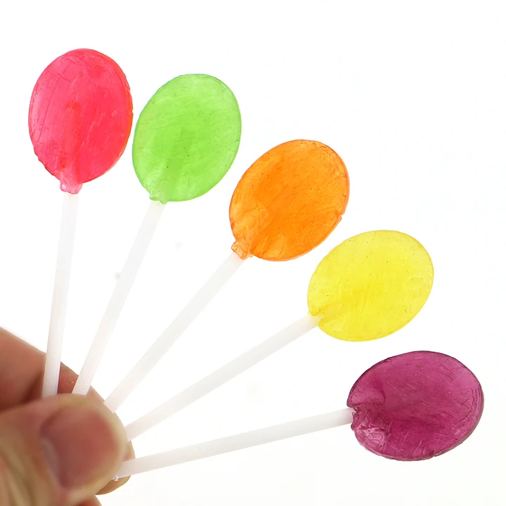 fruits flat lollipop